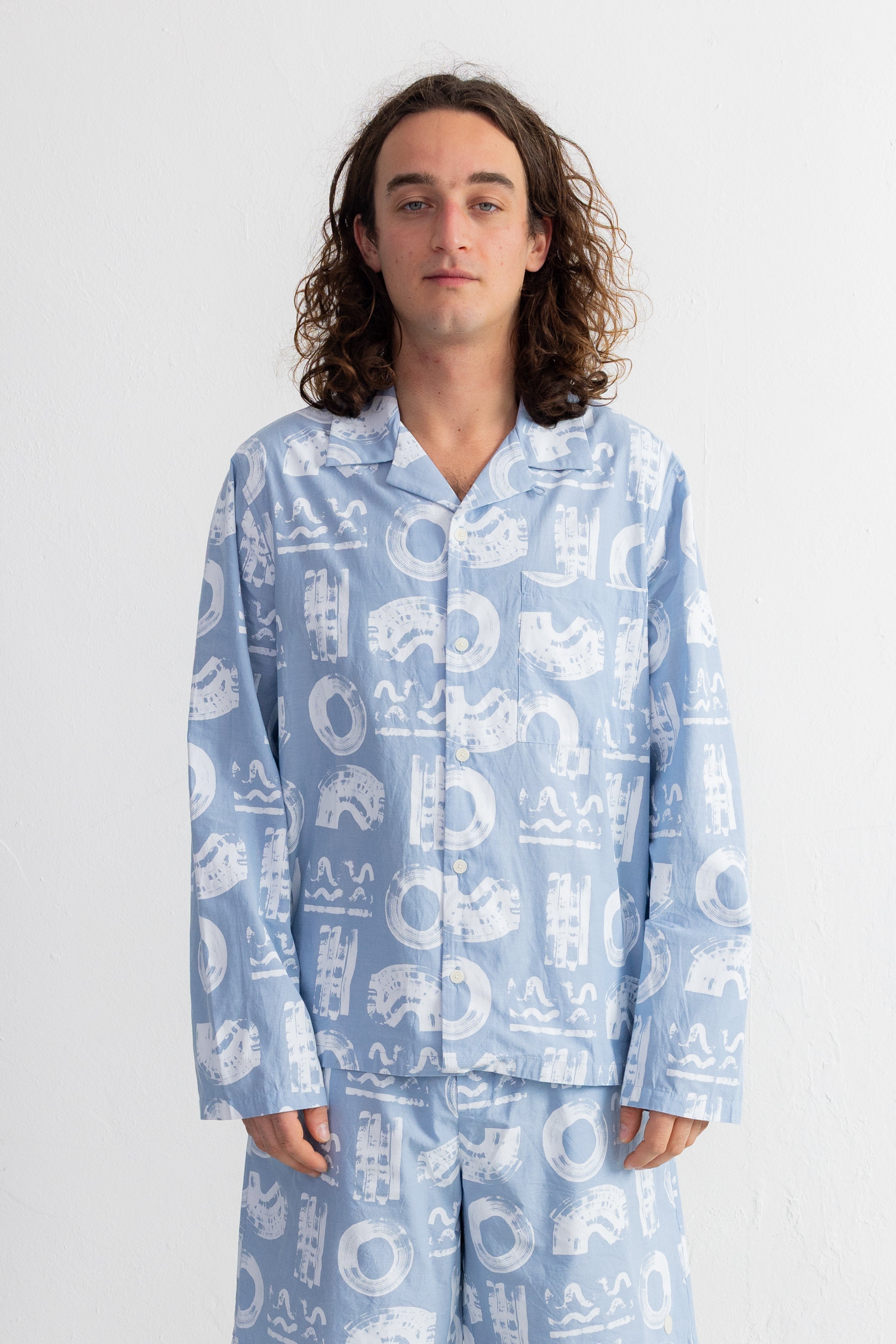 Loungewear Shirt - Icon Print | Kate Gibb