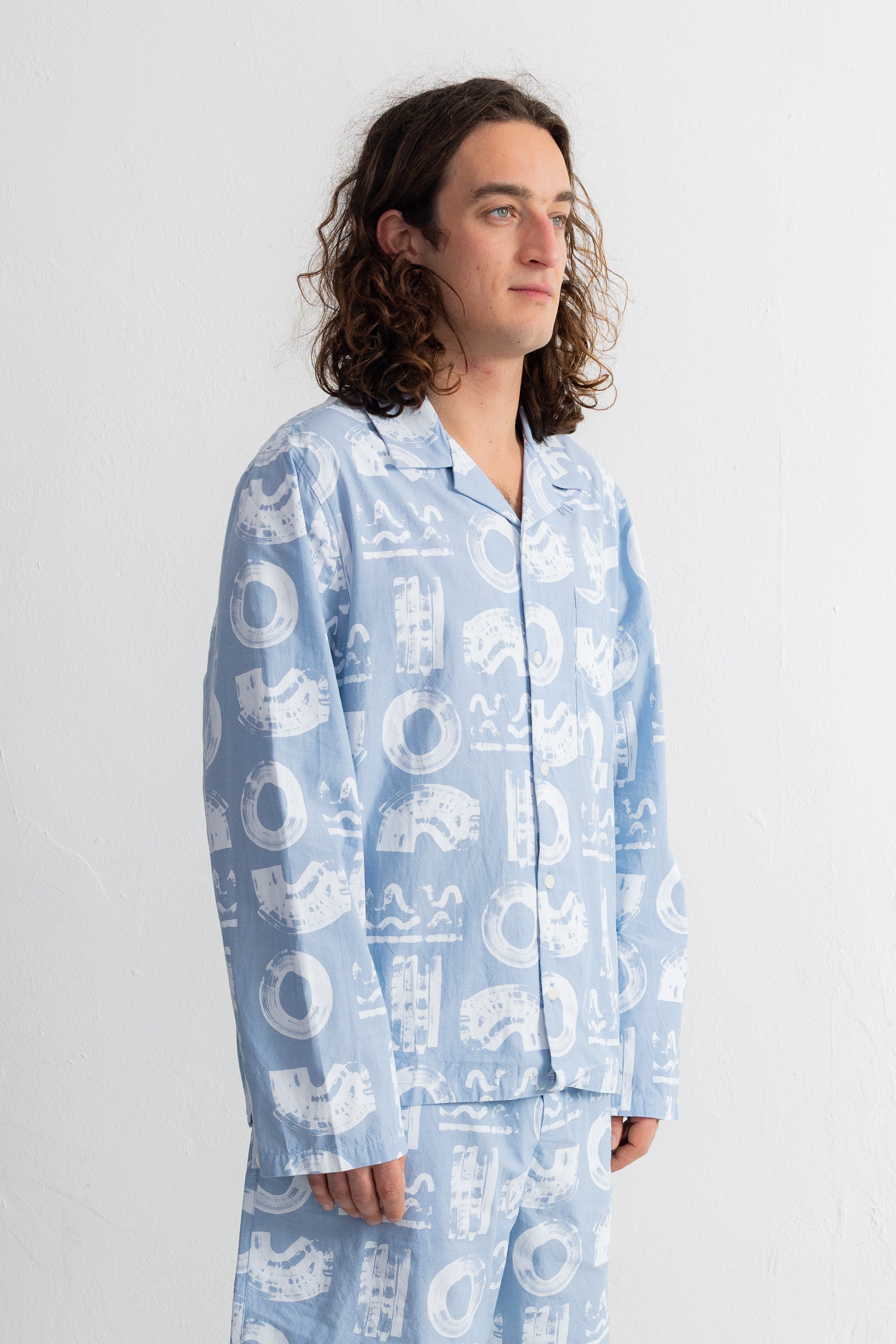 Loungewear Shirt - Icon Print | Kate Gibb