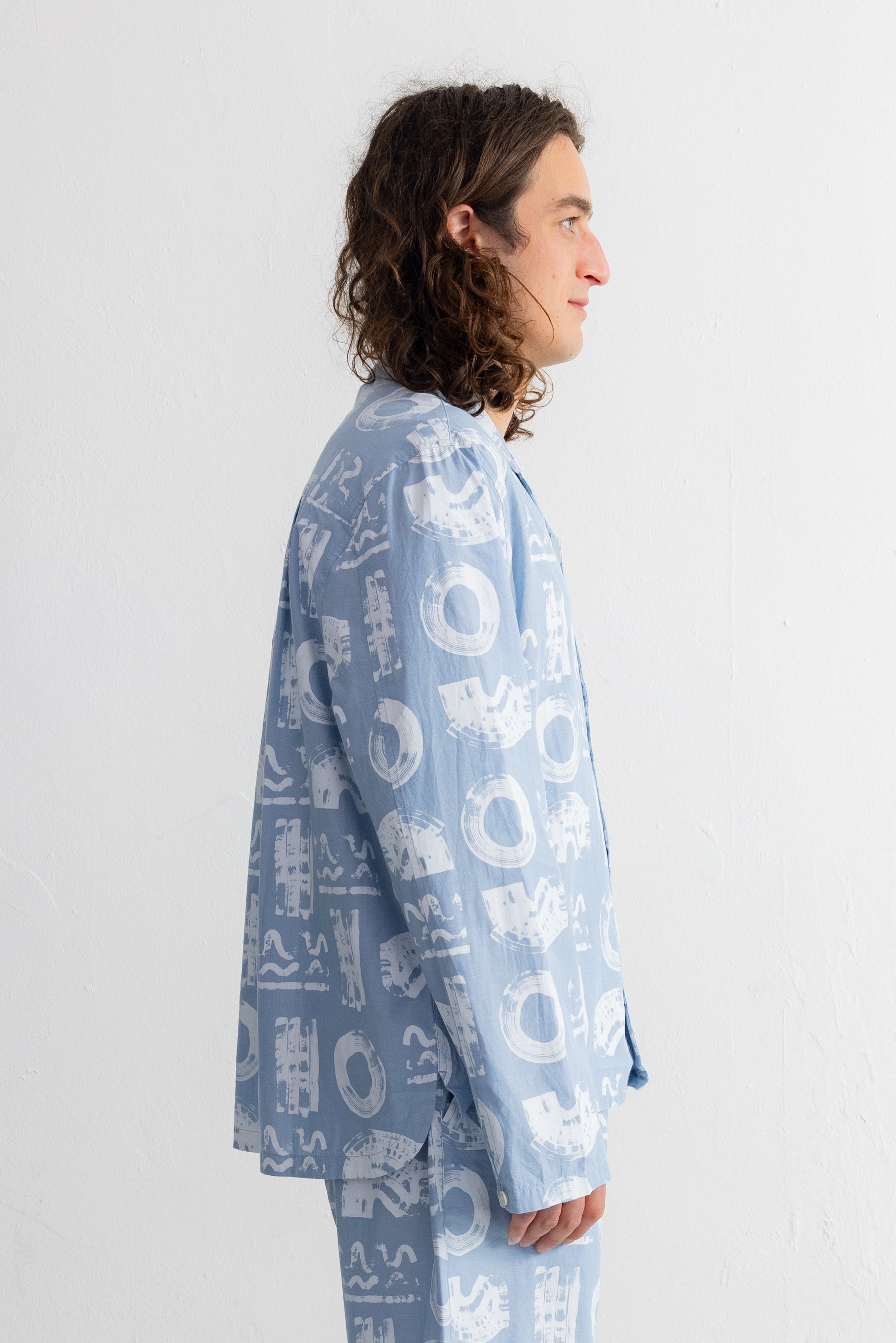 Loungewear Shirt - Icon Print | Kate Gibb