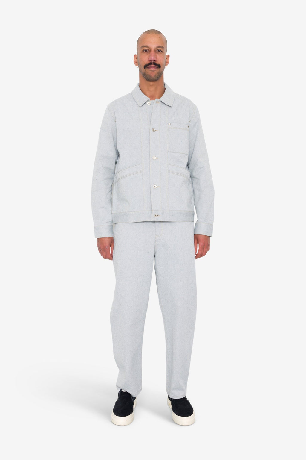 Meyer Jacket - Ice Blue Twill Denim