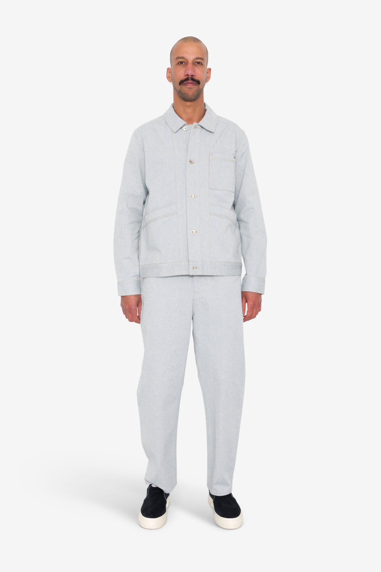 Meyer Jacket - Ice Blue Twill Denim