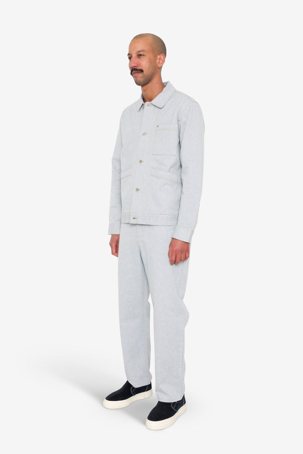 Meyer Jacket - Ice Blue Twill Denim