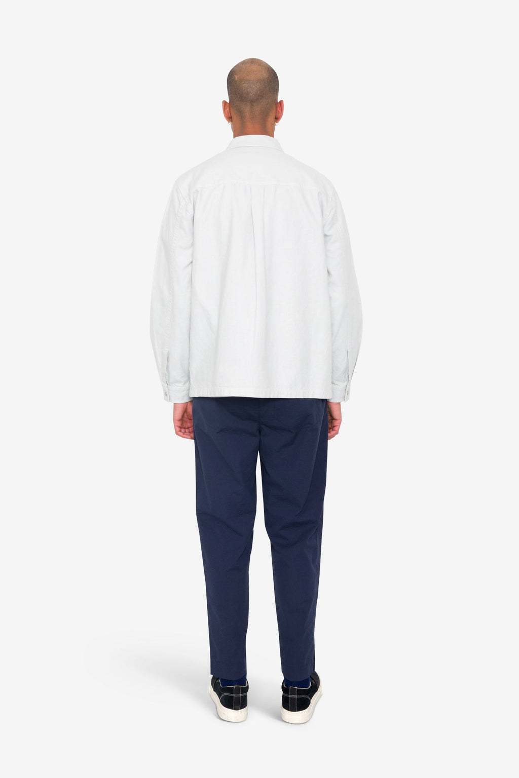 Patch Overshirt - Mineral Blue Hemp Canvas