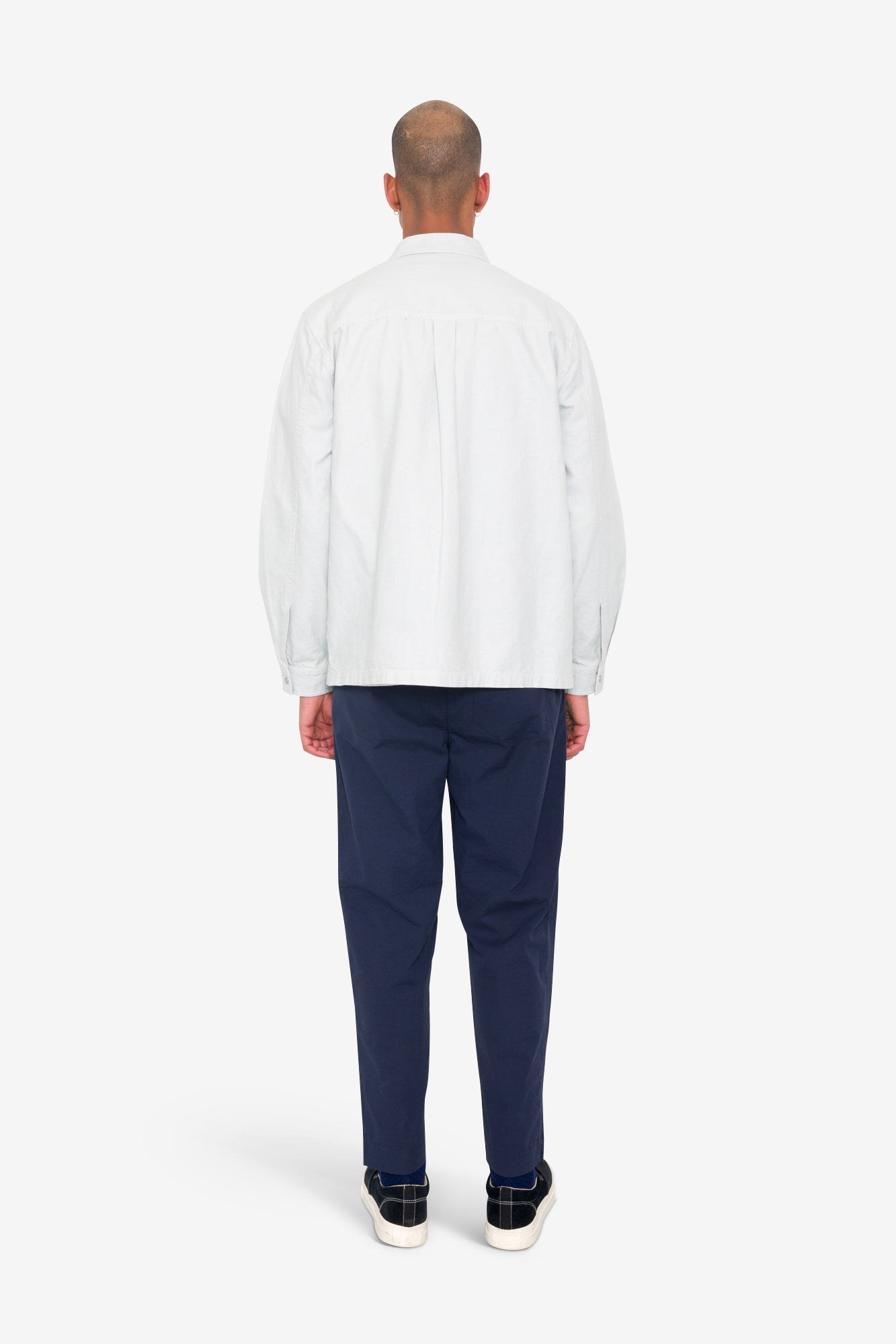 Patch Overshirt - Mineral Blue Hemp Canvas