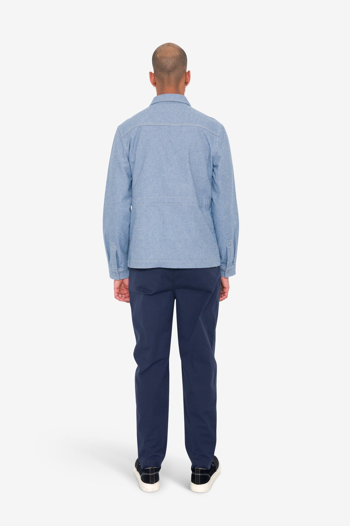 Assembly Jacket - Reverse Ice Blue Twill Denim