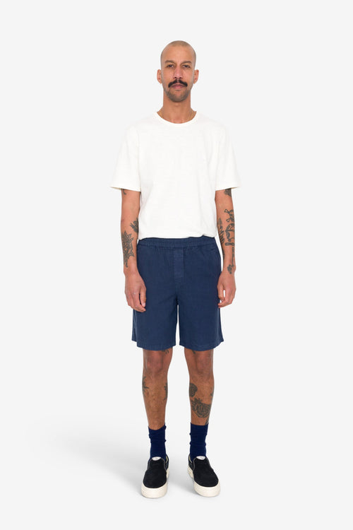 Assembly Short - Soft Navy Linen