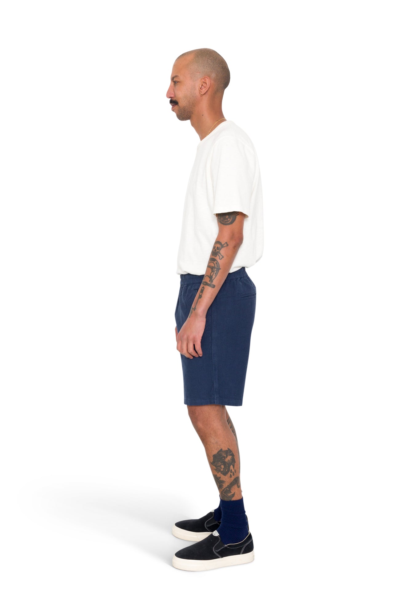 Assembly Short - Soft Navy Linen