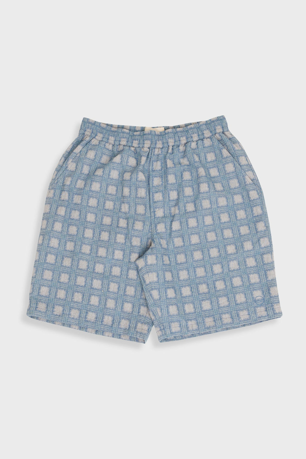 Relaxed Short - Blue Tile Tapestry