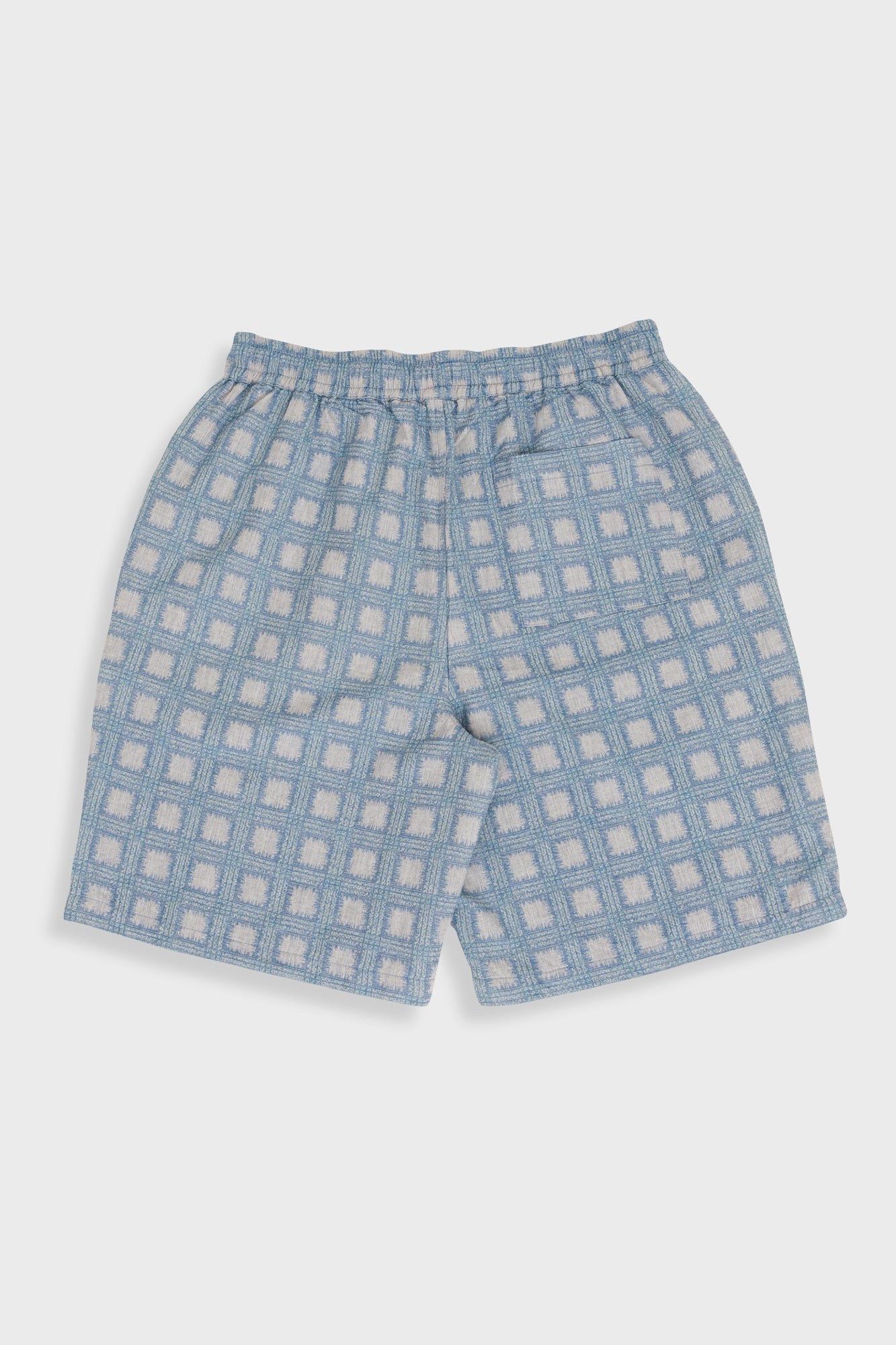 Relaxed Short - Blue Tile Tapestry