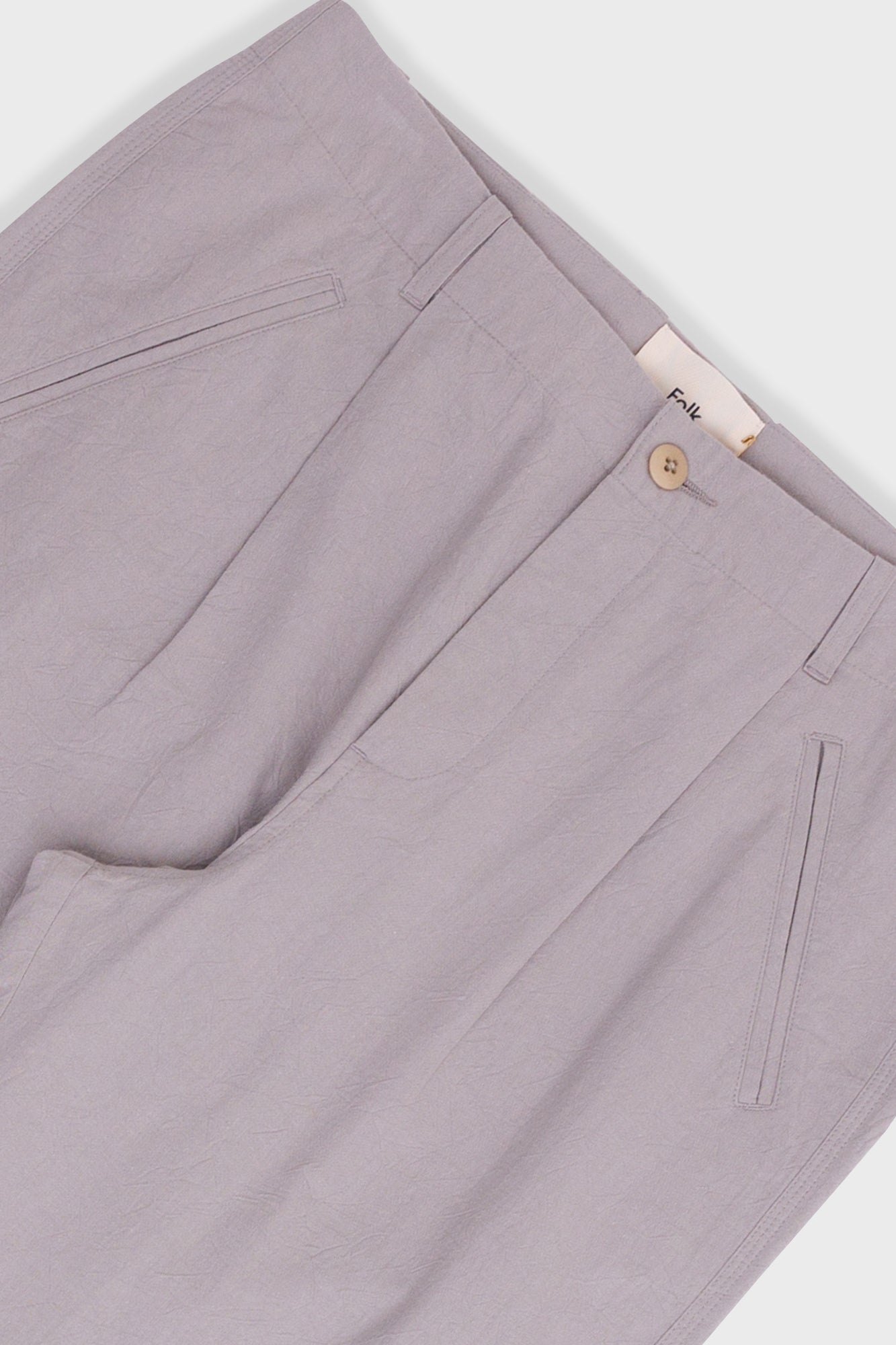 Assembly Pant - Silver Grey Crinkle