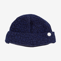 Fleece Beanie - Navy Wool