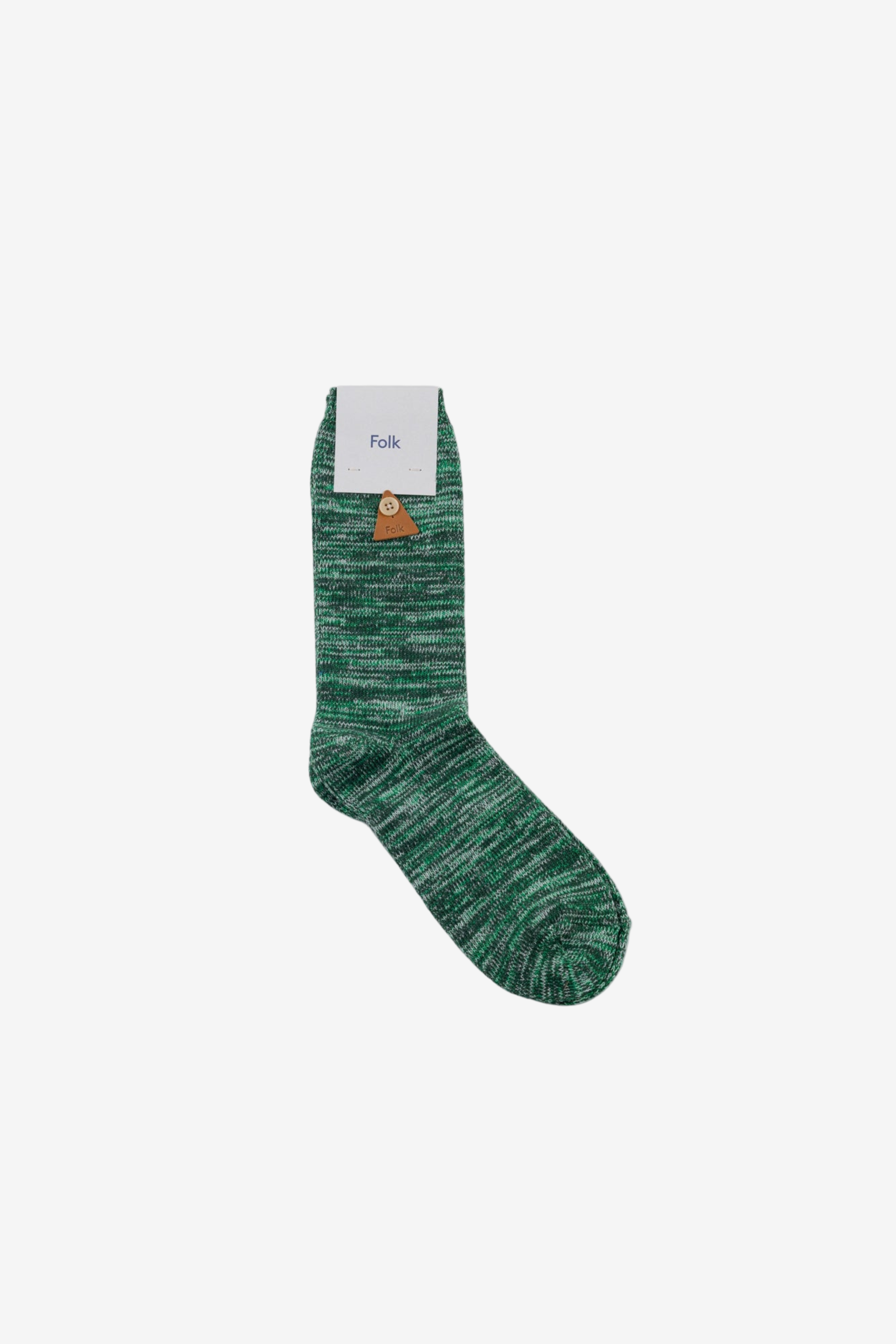 Melange Socks - Green Mix