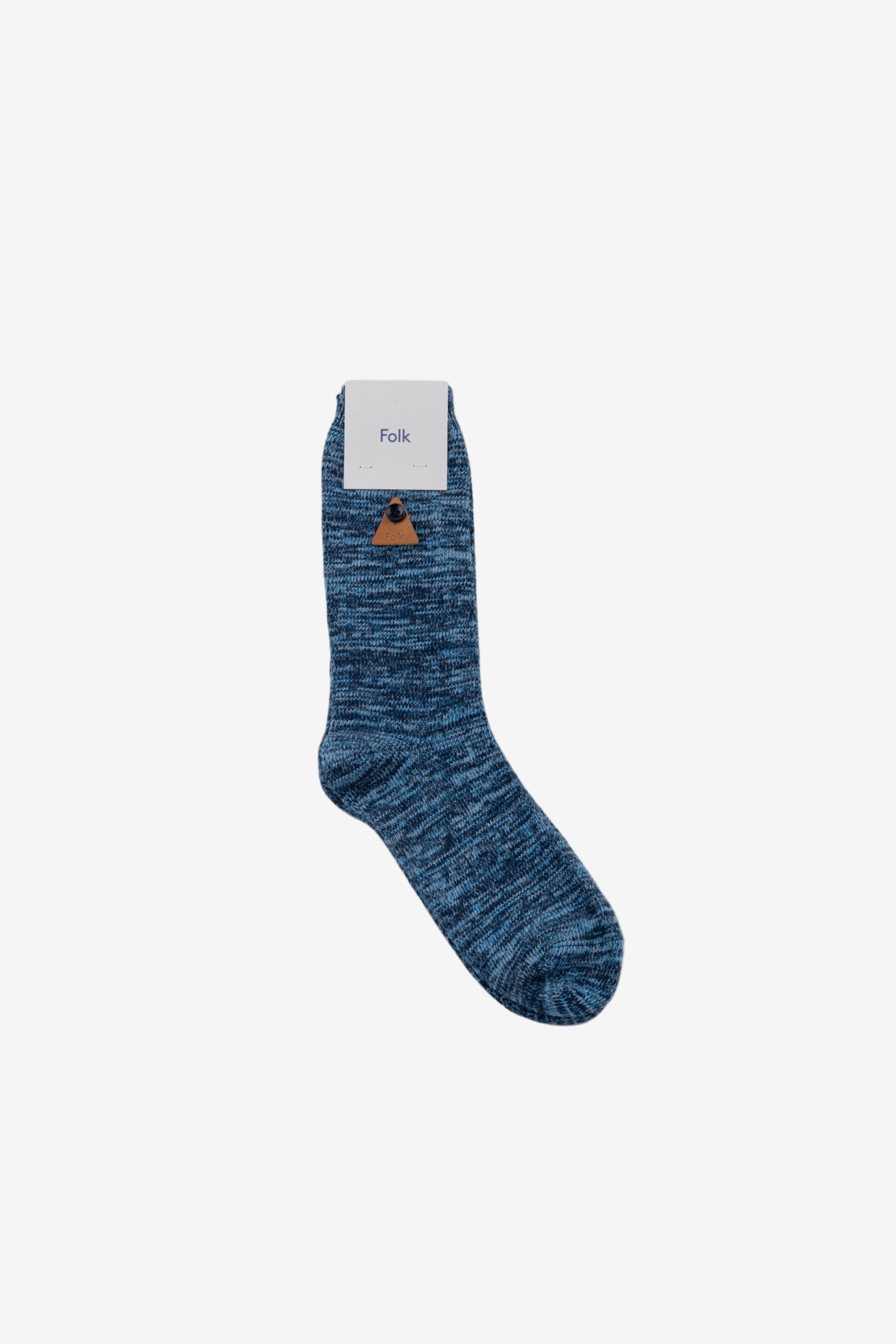 Melange Socks - Cyan Mix