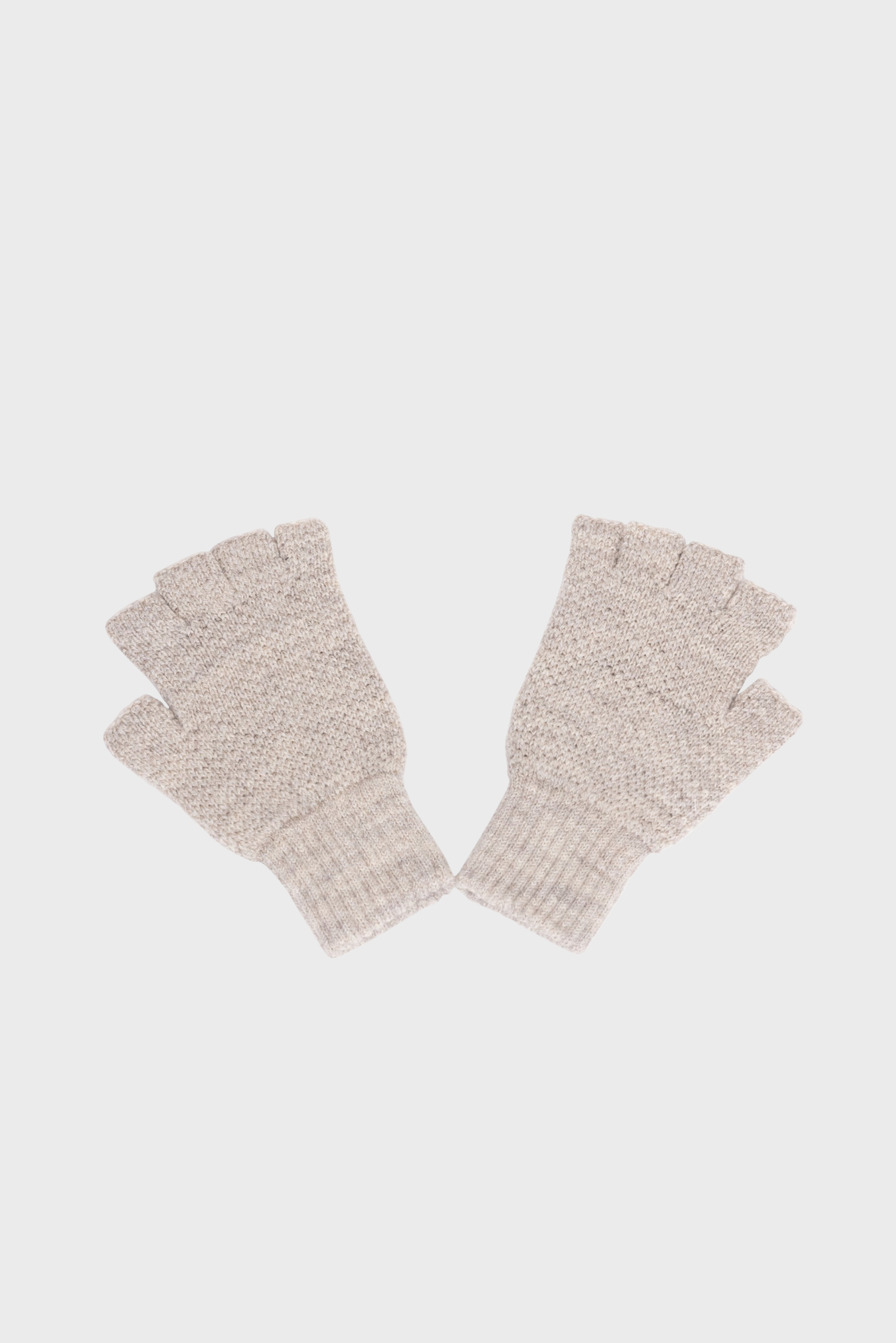 Cuillin Fingerless Gloves - Oat