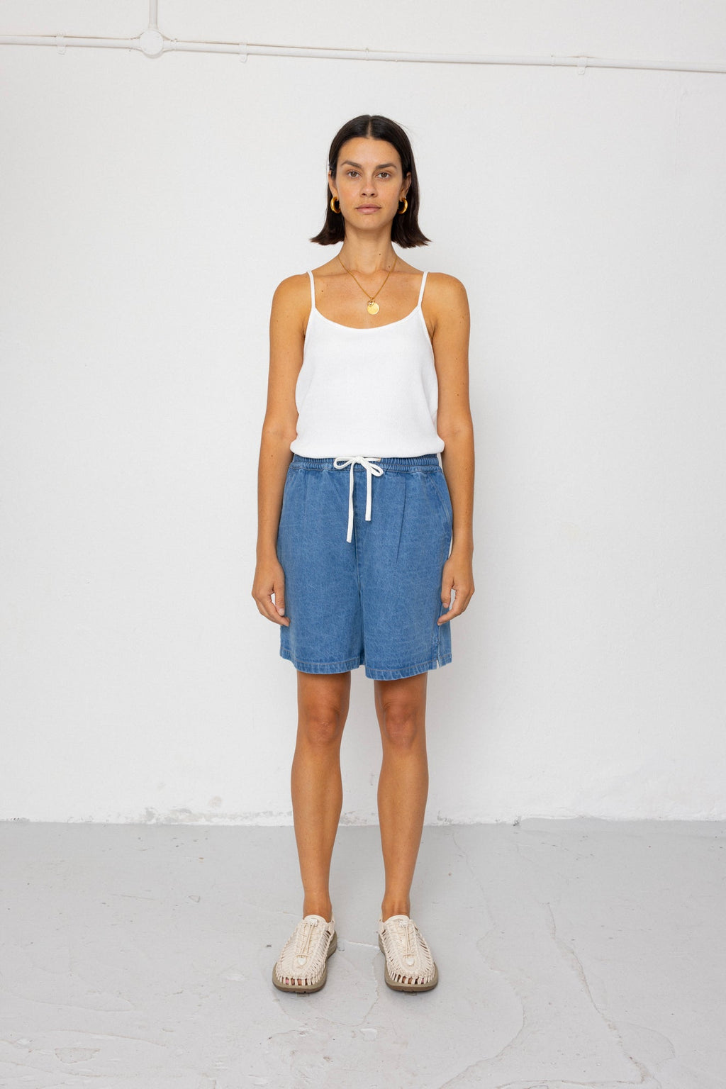 Wide Signal Shorts - Heavy Bleach Wash