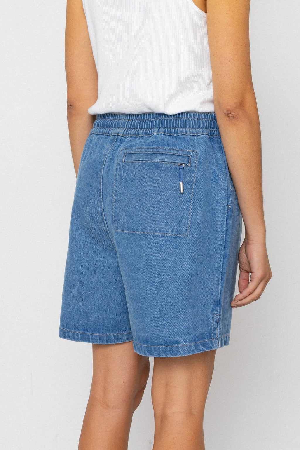 Wide Signal Shorts - Heavy Bleach Wash