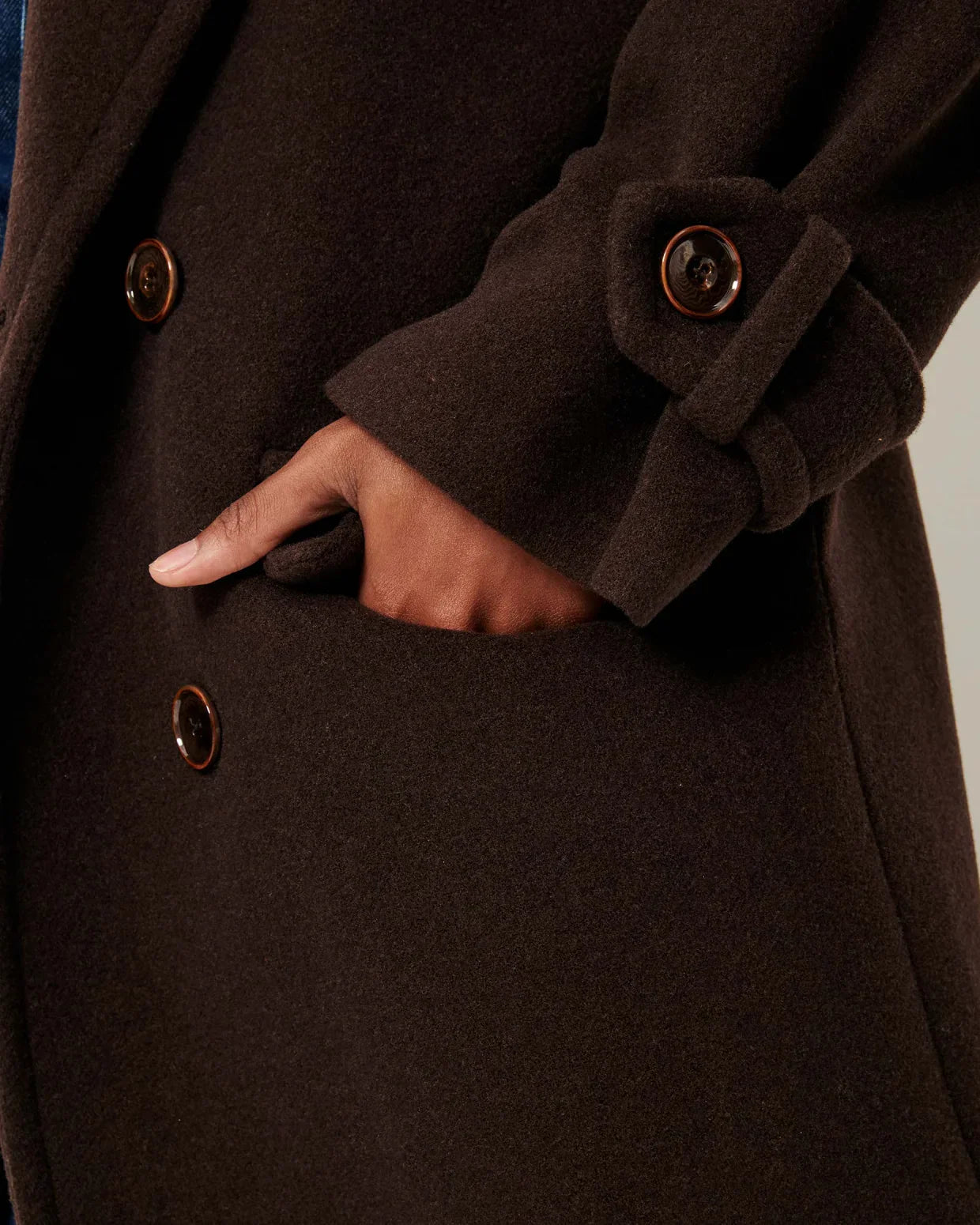 Sessun | Mia Coat - Coffee