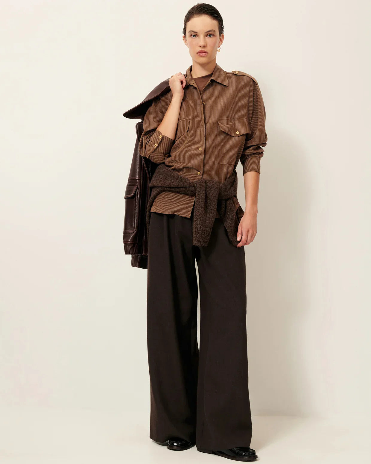 Sessun | Provenco Trouser - Dark Stone