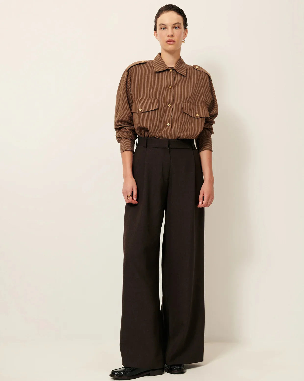 Sessun | Provenco Trouser - Dark Stone