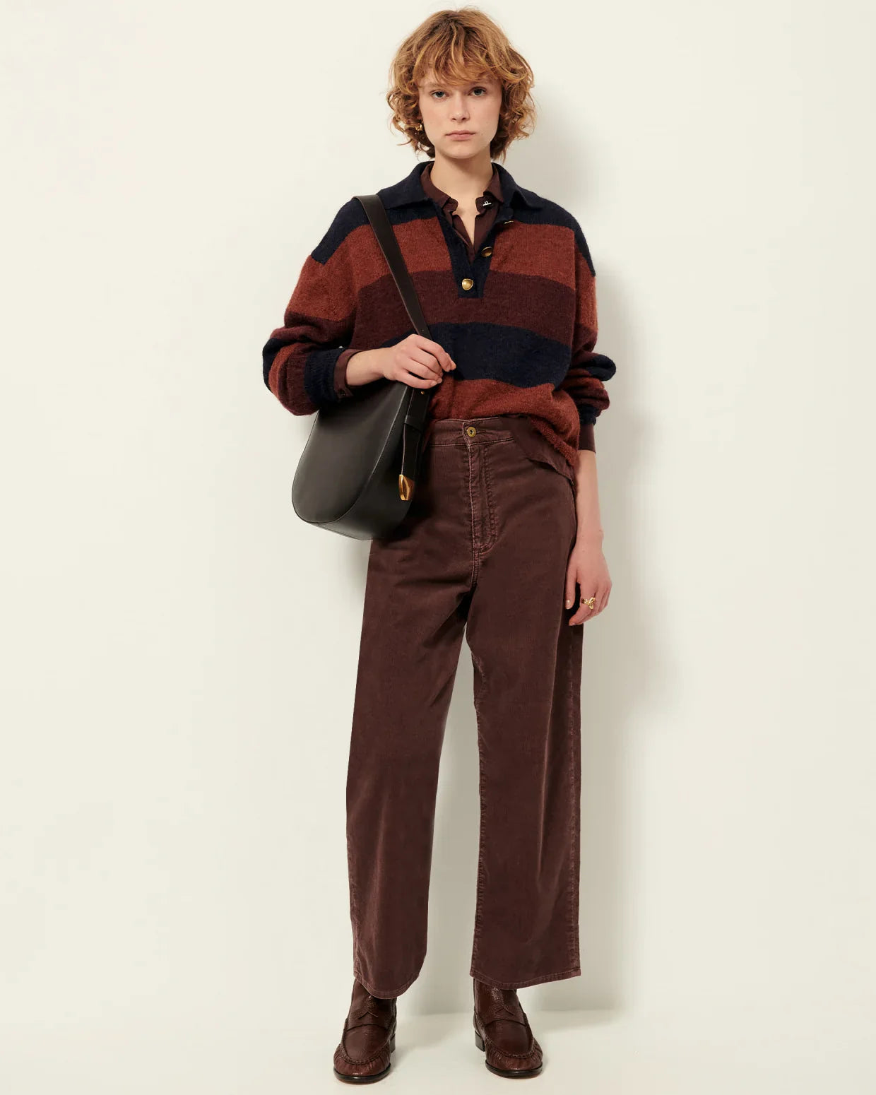 Sessun | Cobby Jumper - Navy Rust