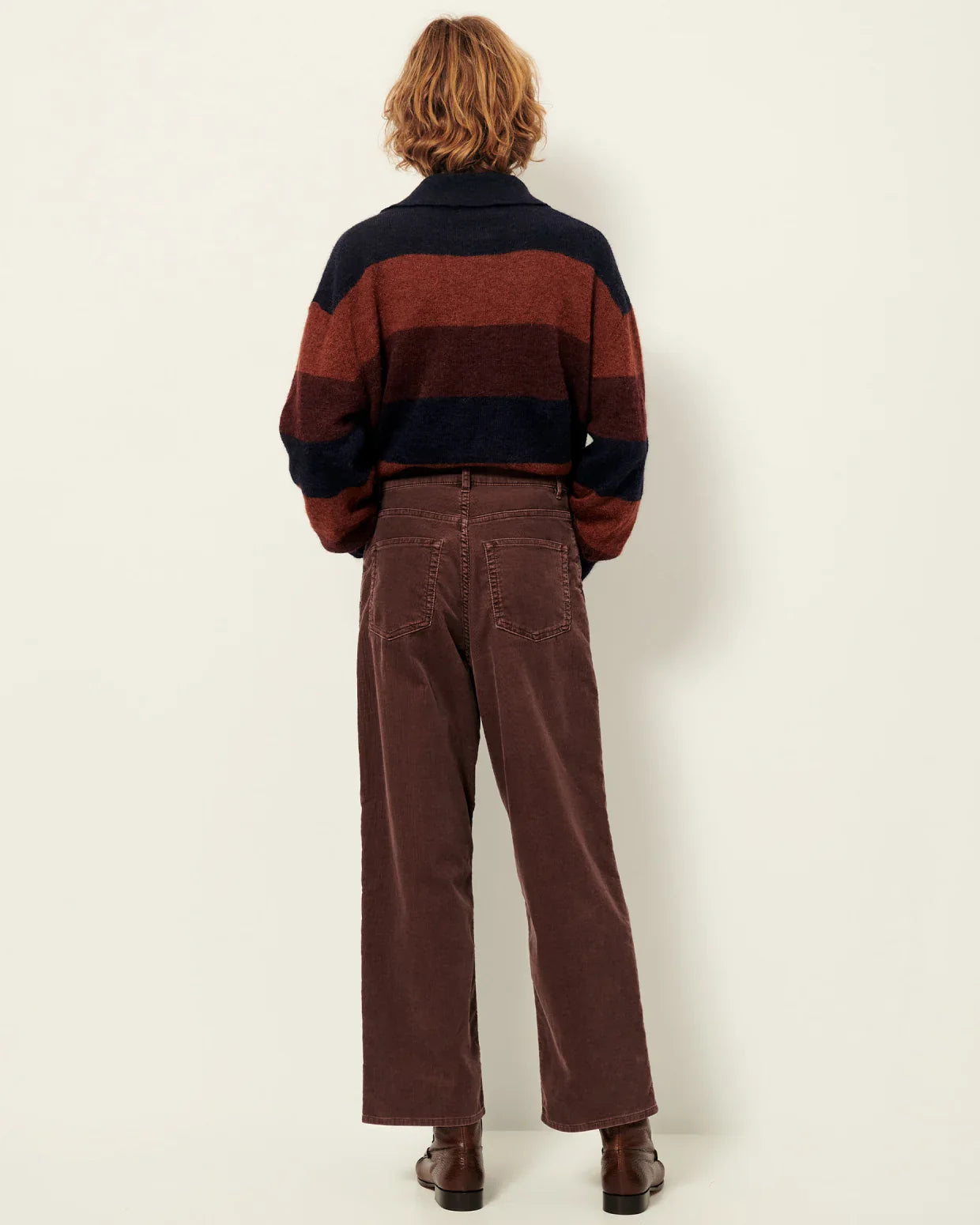 Sessun | Cobby Jumper - Navy Rust