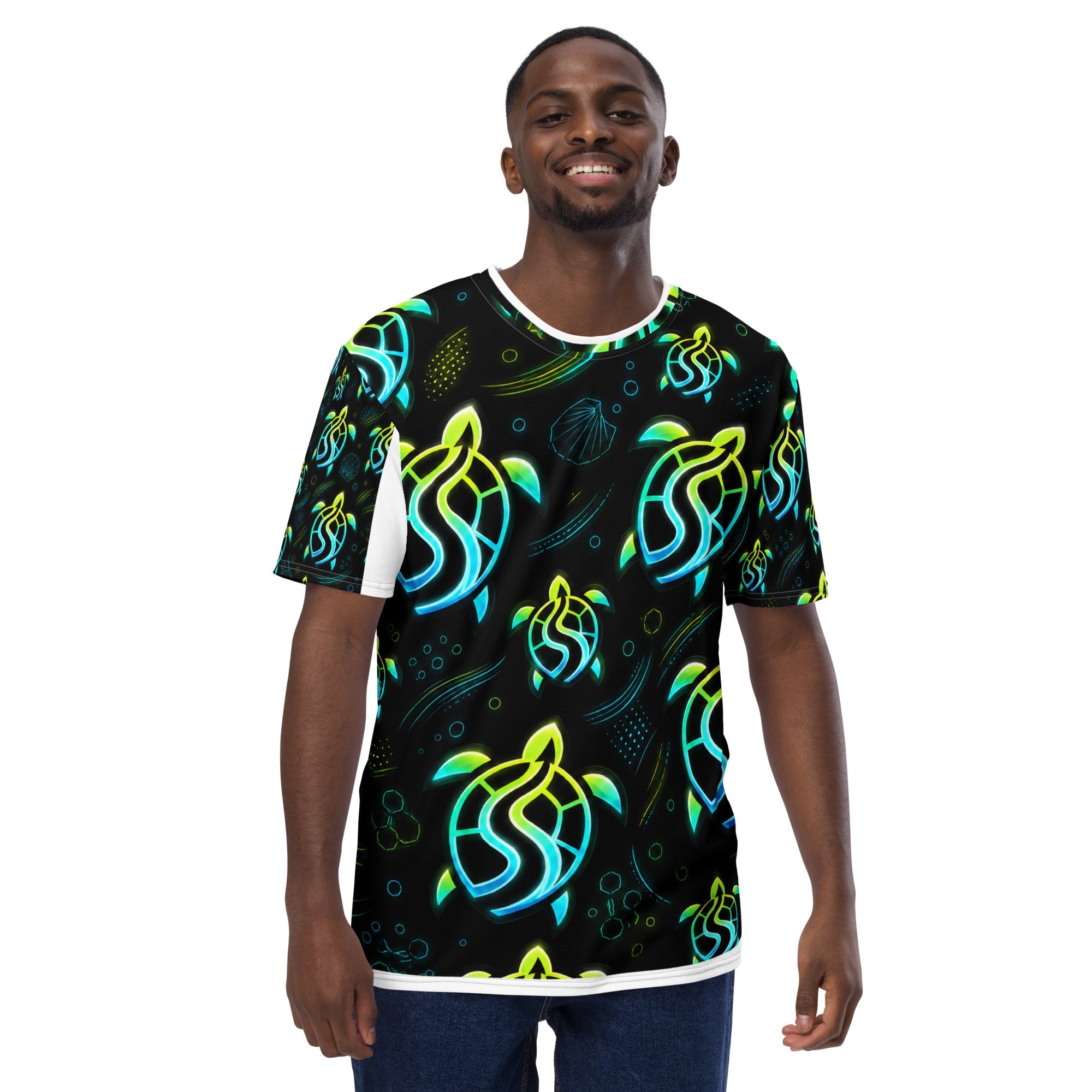 Urban Soul Glow Turtle Graphic Tee