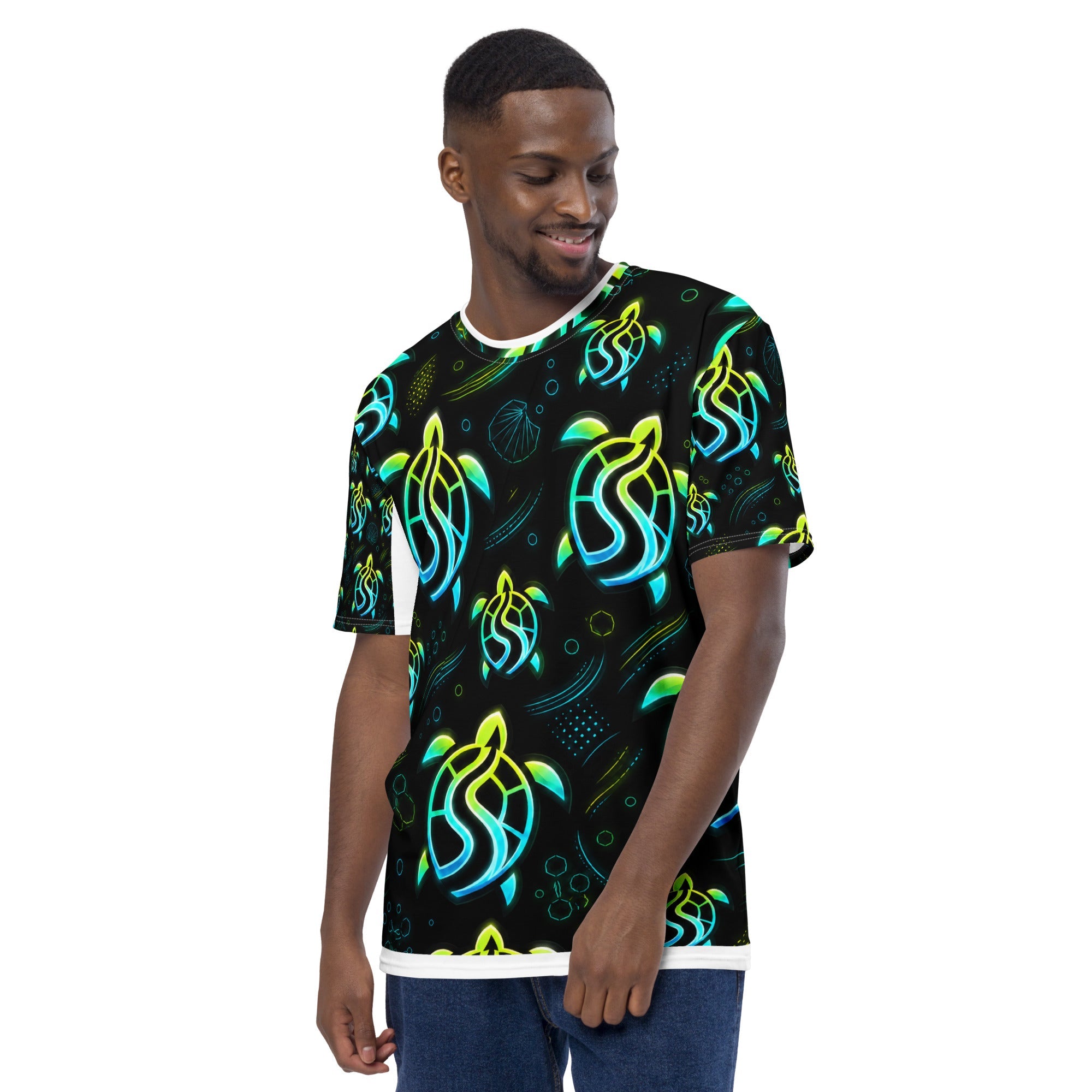 Urban Soul Glow Turtle Graphic Tee