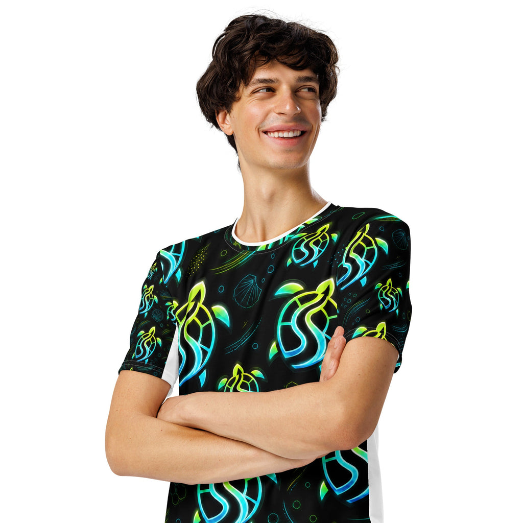 Urban Soul Glow Turtle Graphic Tee
