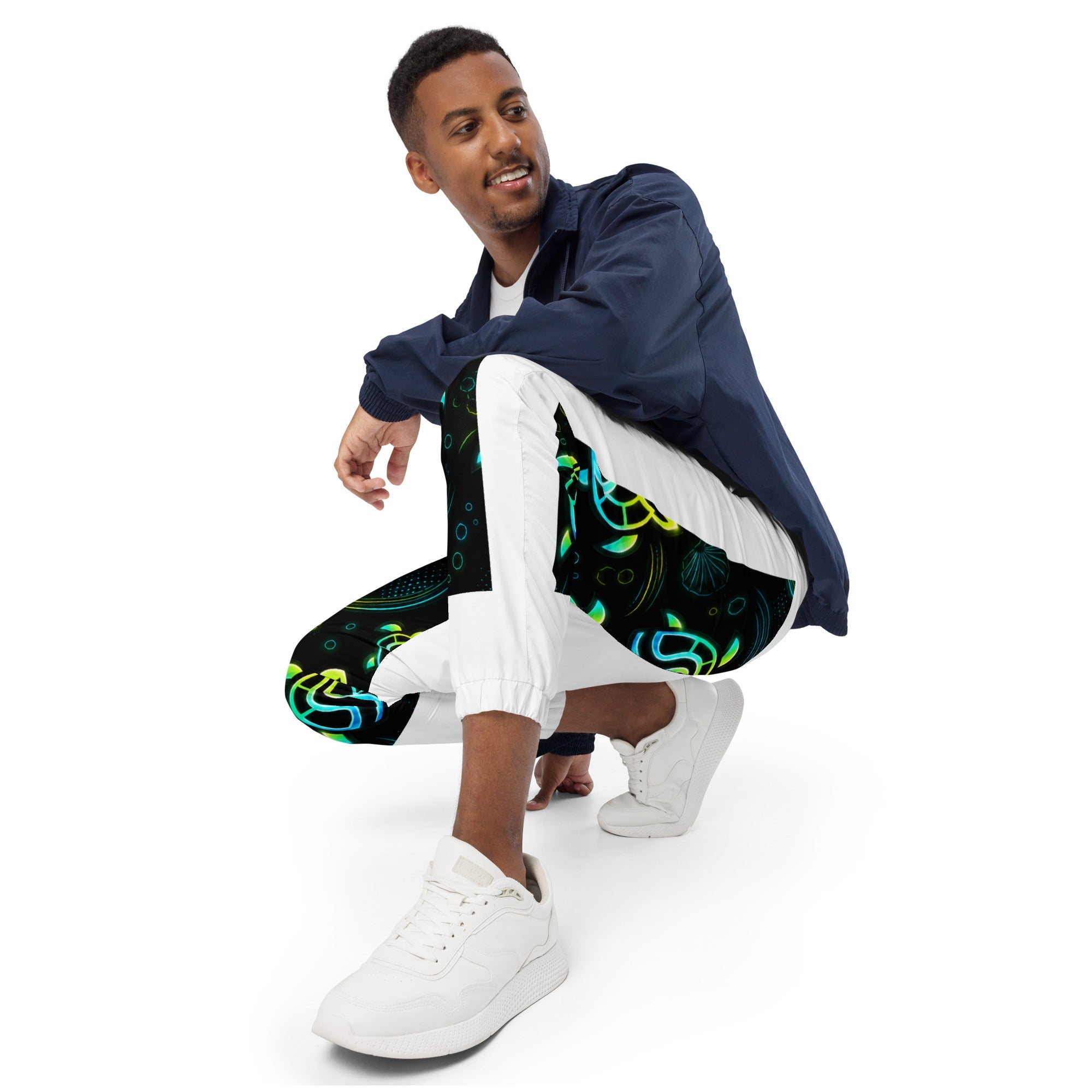 Urban Soul Neon Turtle Track Pants