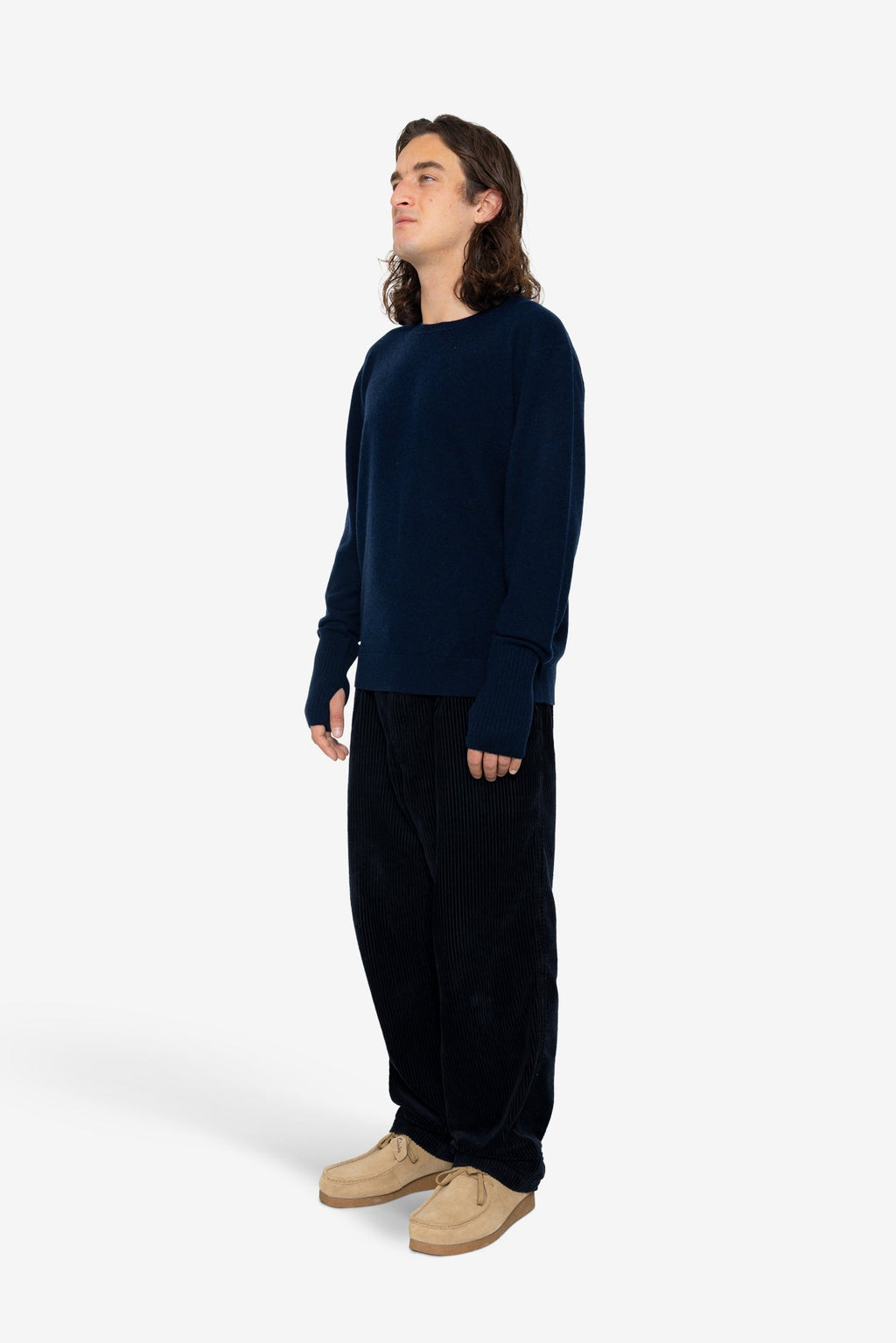 Rib Knit Top - Navy