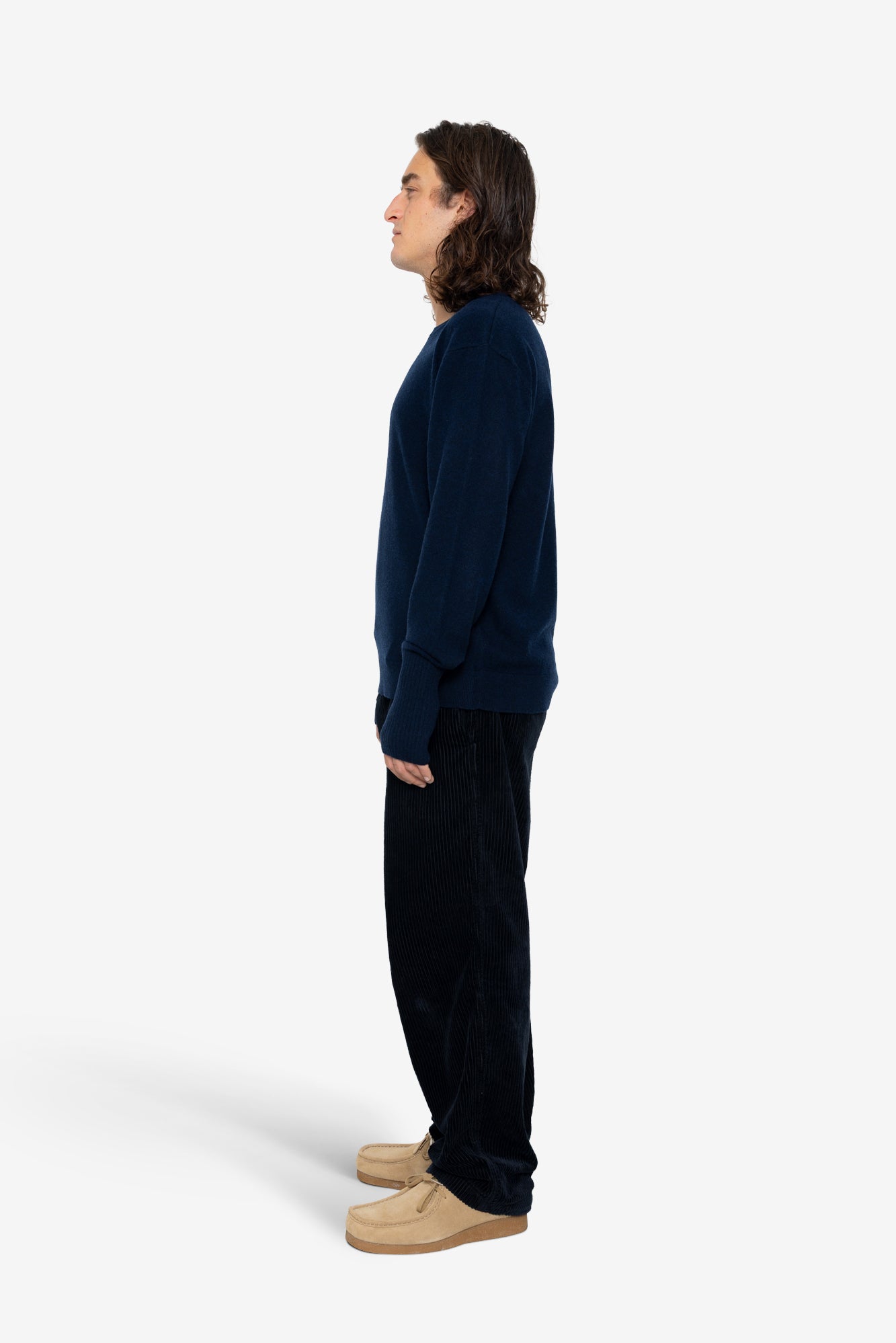 Rib Knit Top - Navy