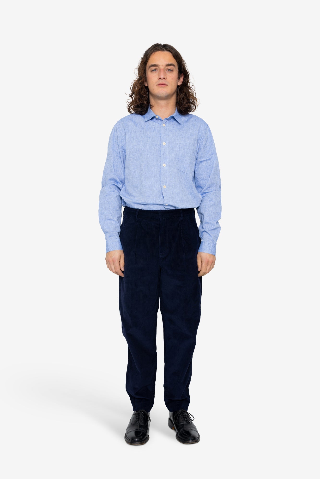Assembly Suit Trouser - Midnight Navy Cord