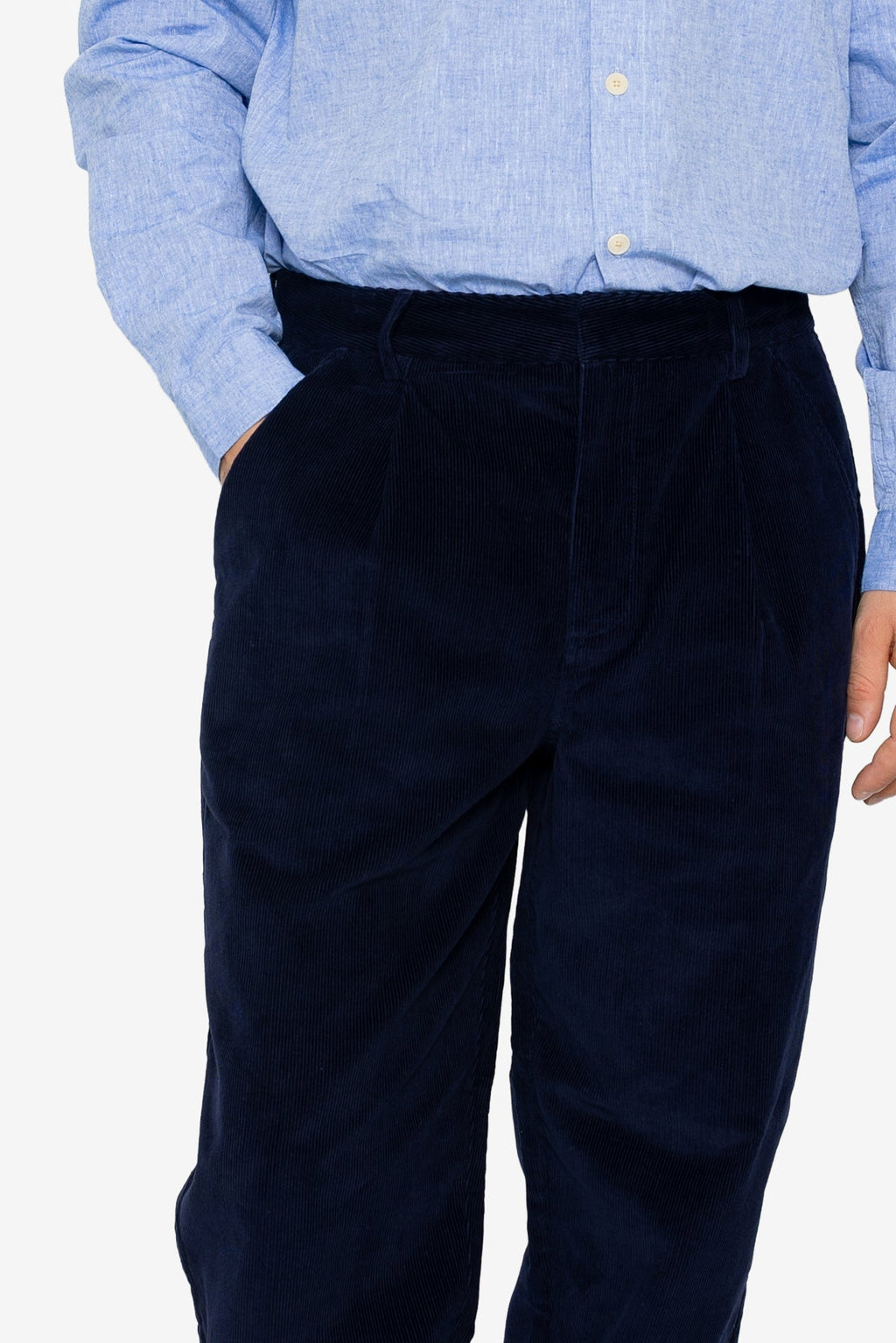 Assembly Suit Trouser - Midnight Navy Cord