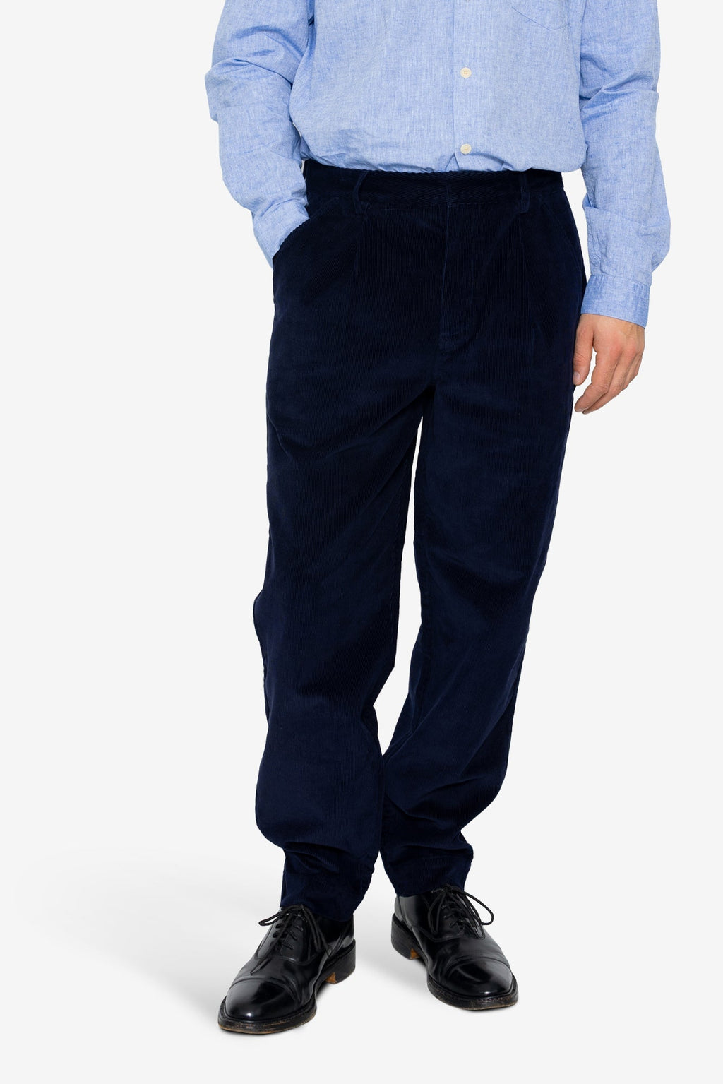 Assembly Suit Trouser - Midnight Navy Cord