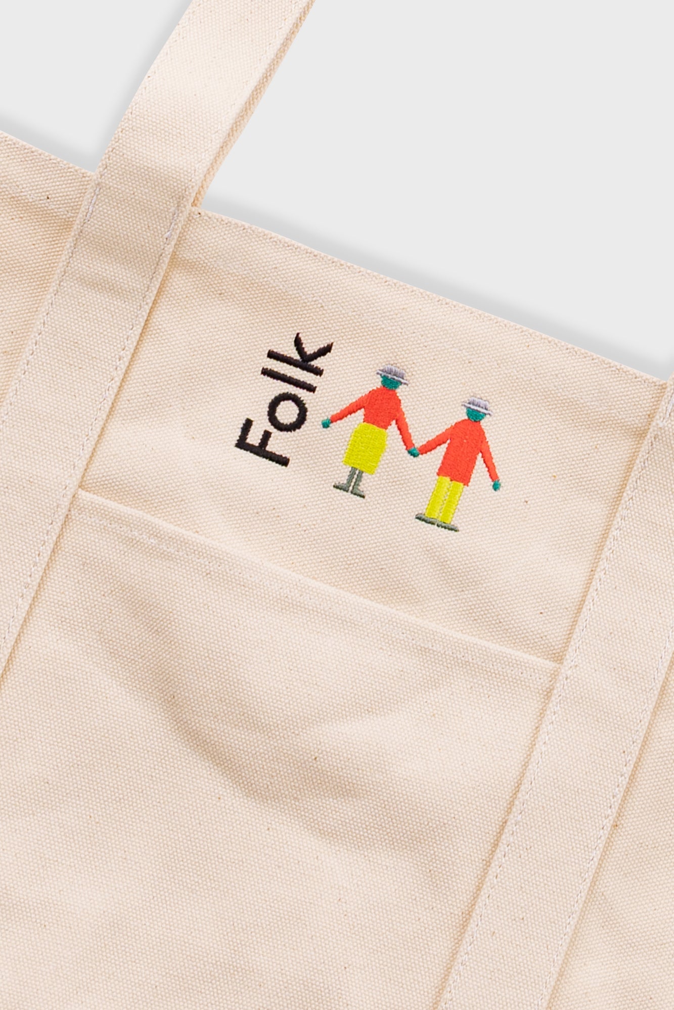 Tote Bag - People Embroidery