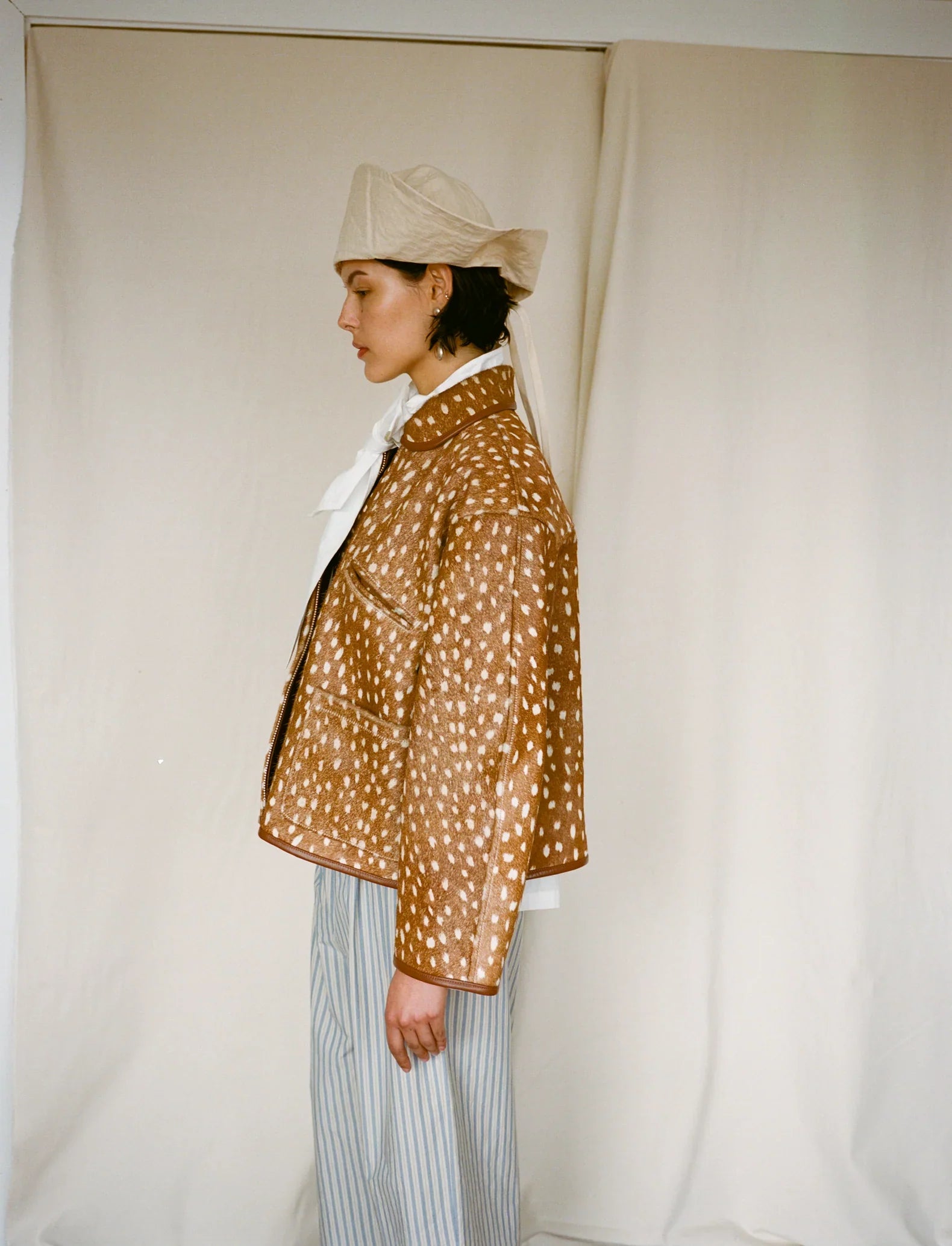 Cawley | Deer Print Flying Jacket