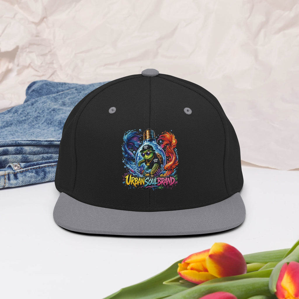 Urban Soul Fish Bowl Turtle Snapback Hat