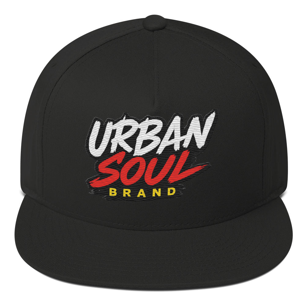 Urban Soul Brand Flat Bill Snapback Cap