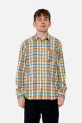 Relaxed Fit Shirt - Soft Yellow Multicheck