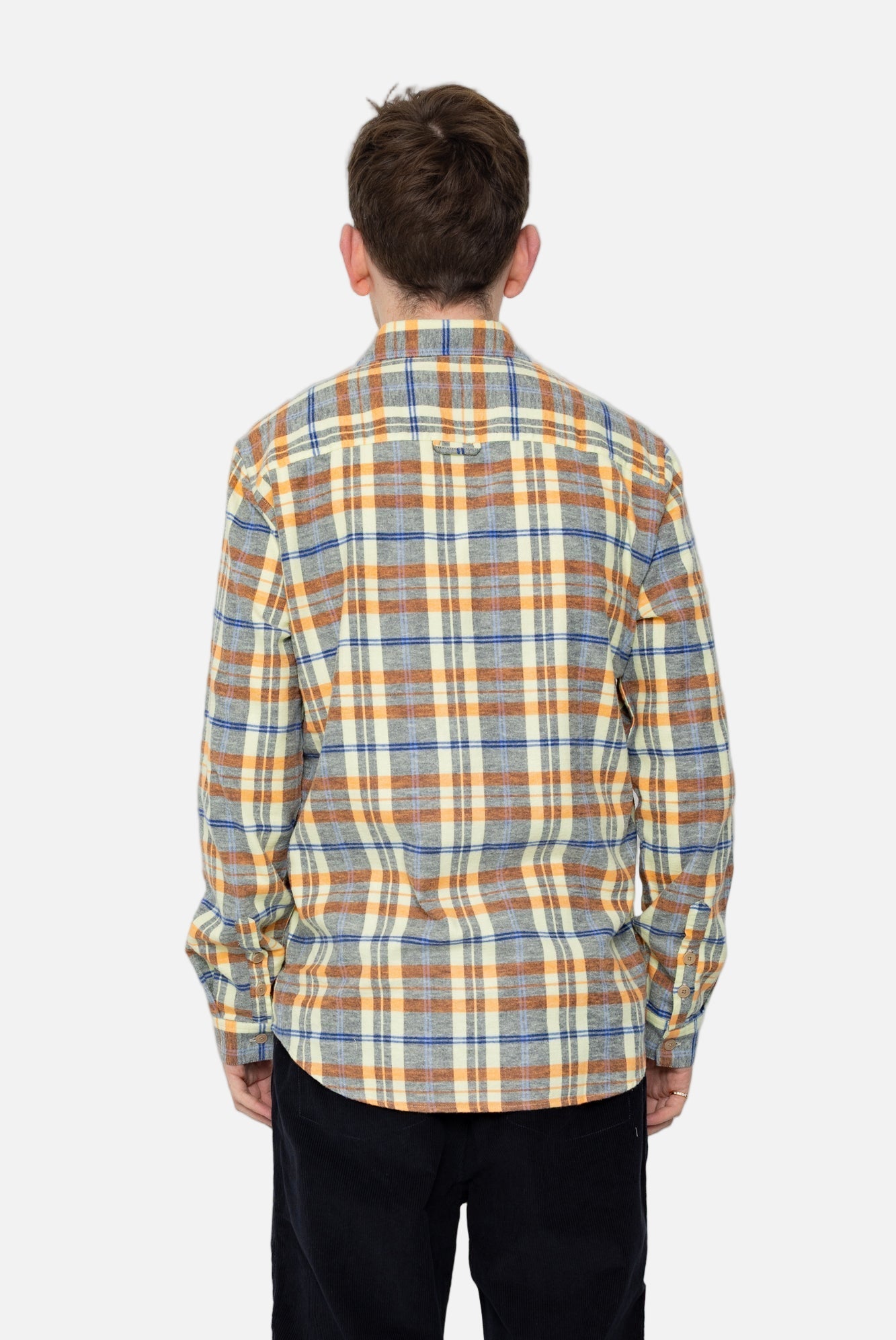 Relaxed Fit Shirt - Soft Yellow Multicheck