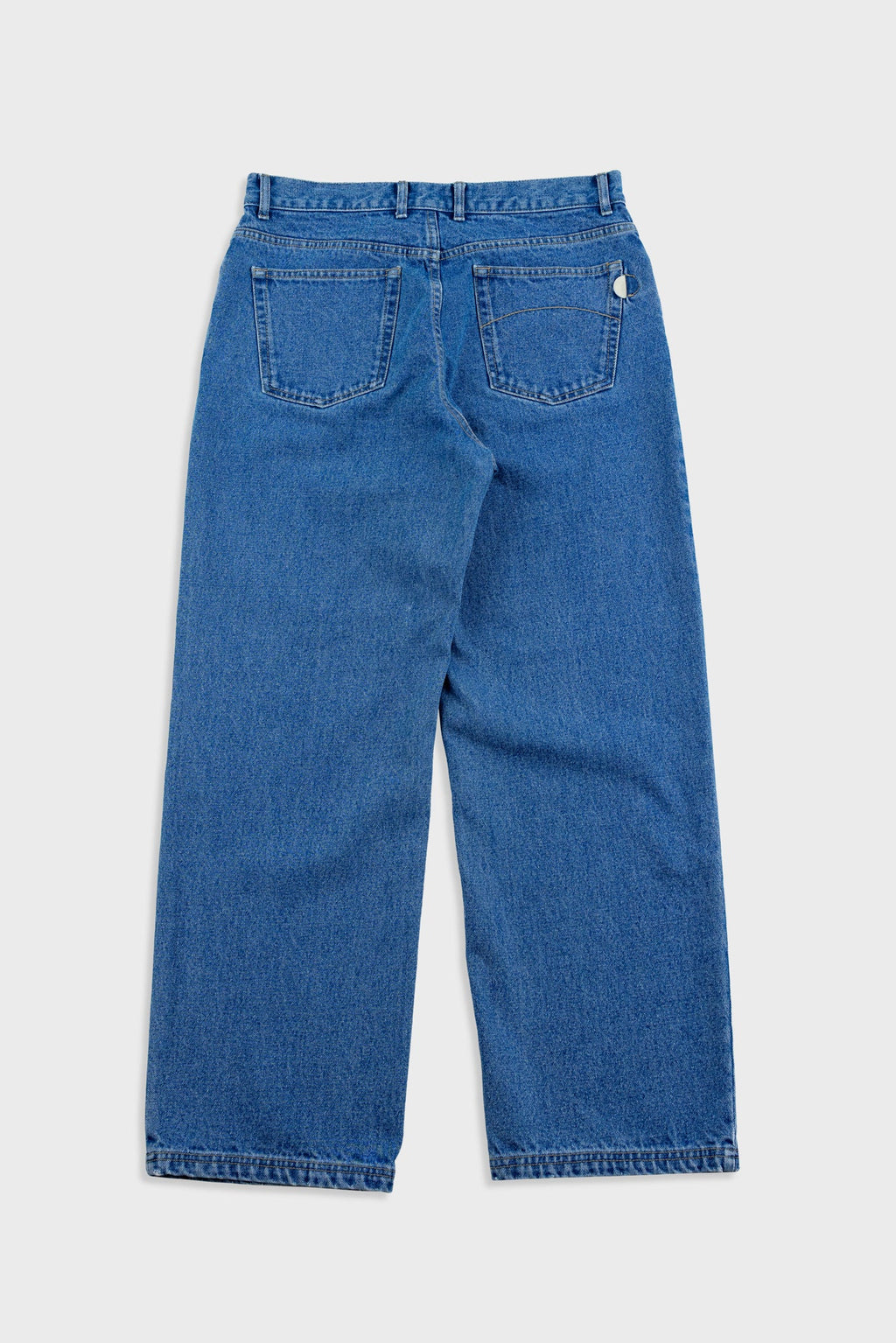 Relaxed 5 Pocket Jean - Mid Wash Denim