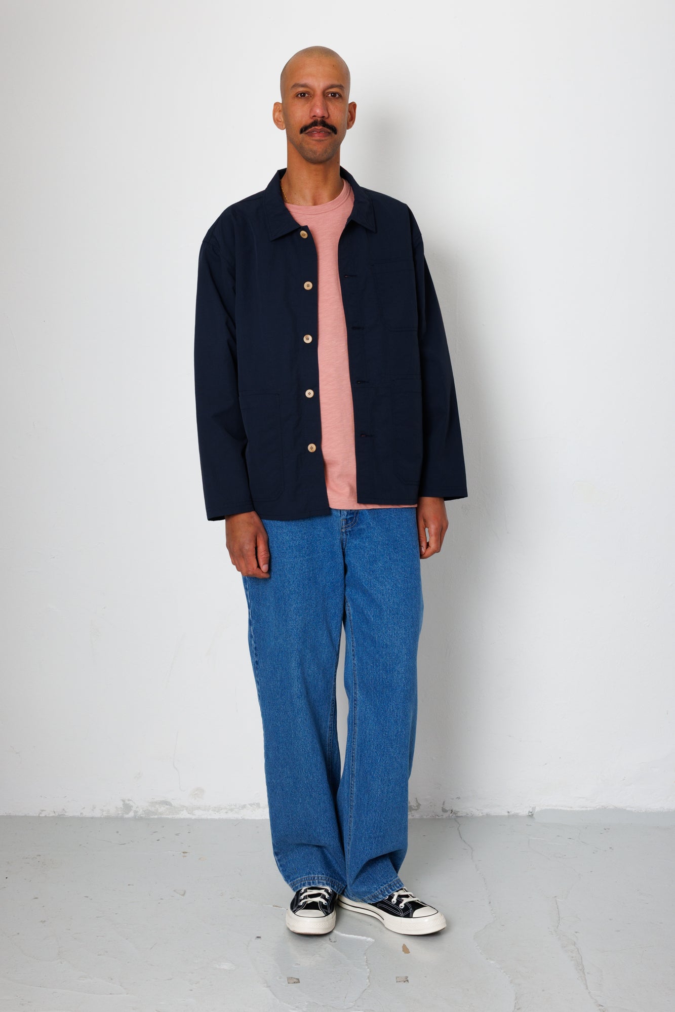 Relaxed 5 Pocket Jean - Mid Wash Denim