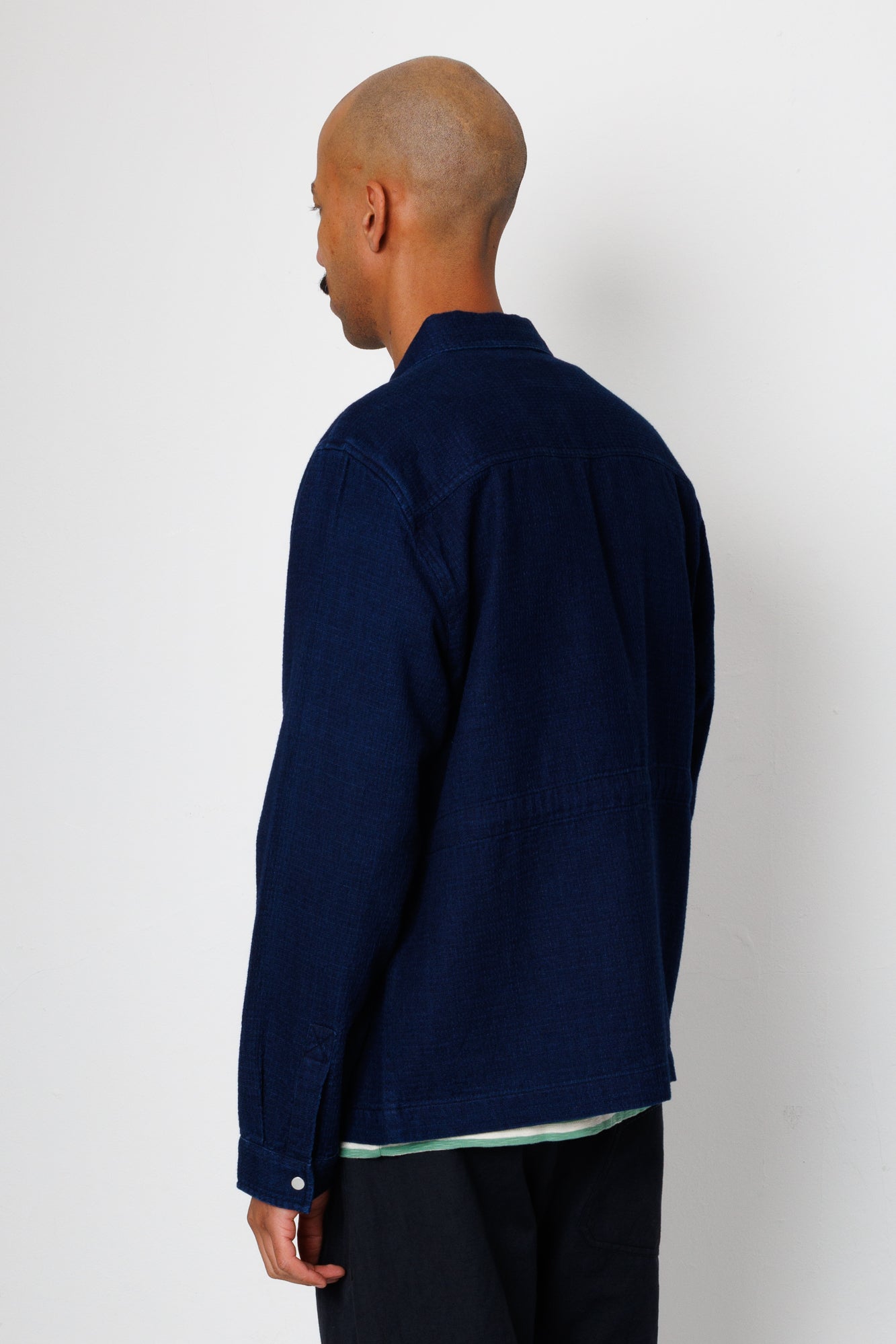 Assembly Jacket - Indigo Basketweave