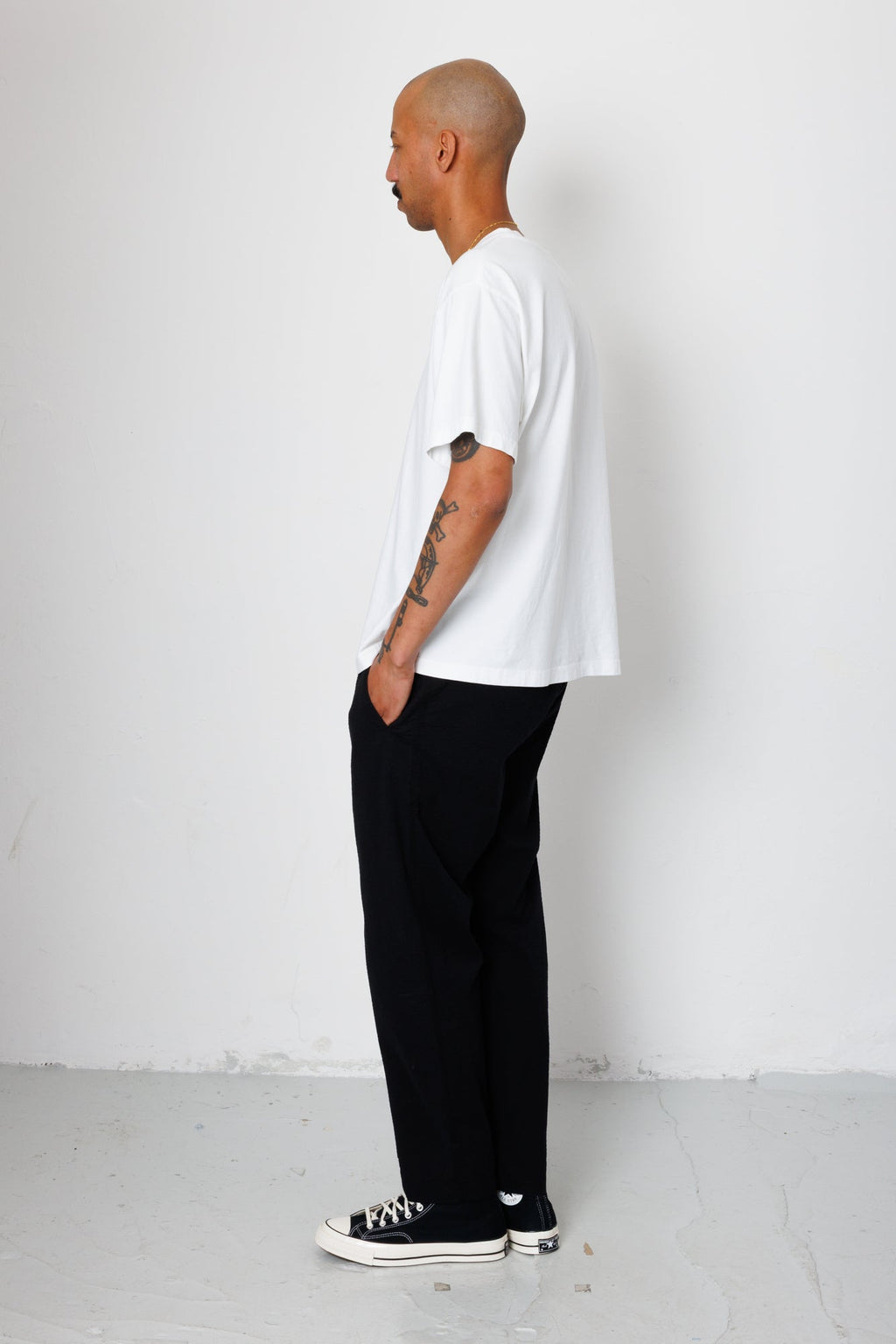 Assembly Pant - Black Seersucker