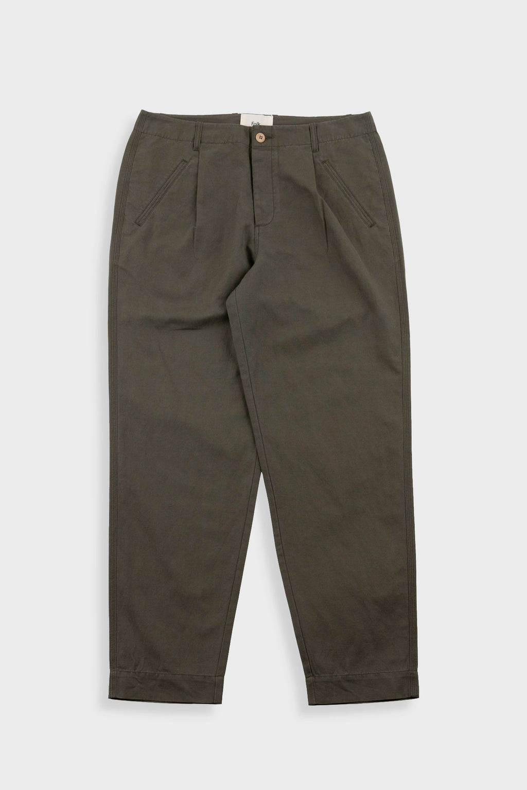 Assembly Pant - Dark Olive Slub Linen