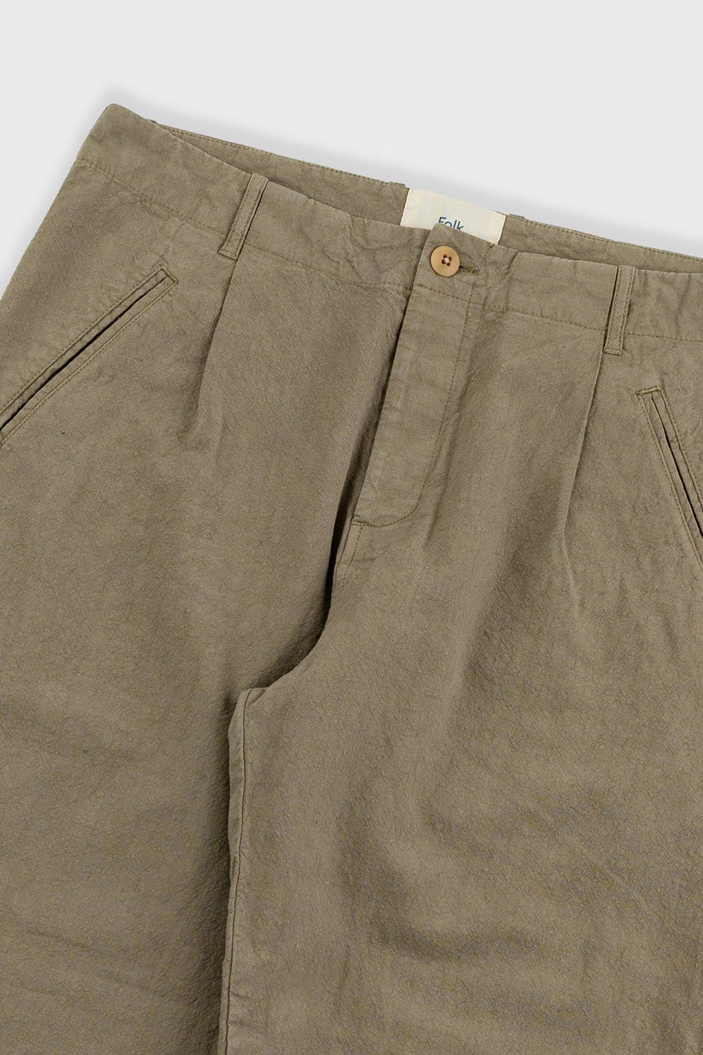 Assembly Pant - Khaki Cotton Linen