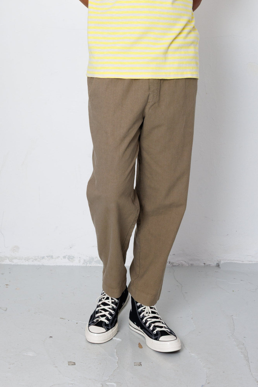 Assembly Pant - Khaki Cotton Linen