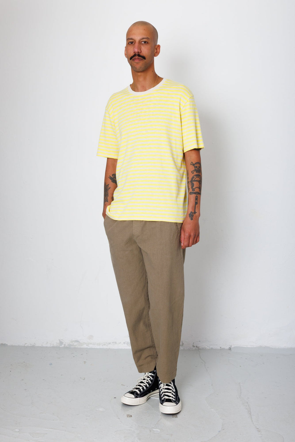 Assembly Pant - Khaki Cotton Linen