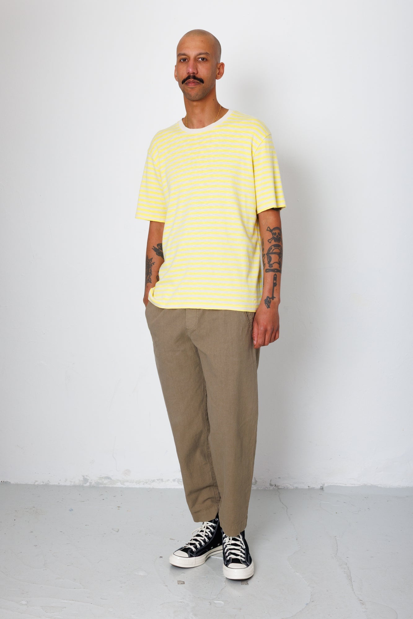 Assembly Pant - Khaki Cotton Linen