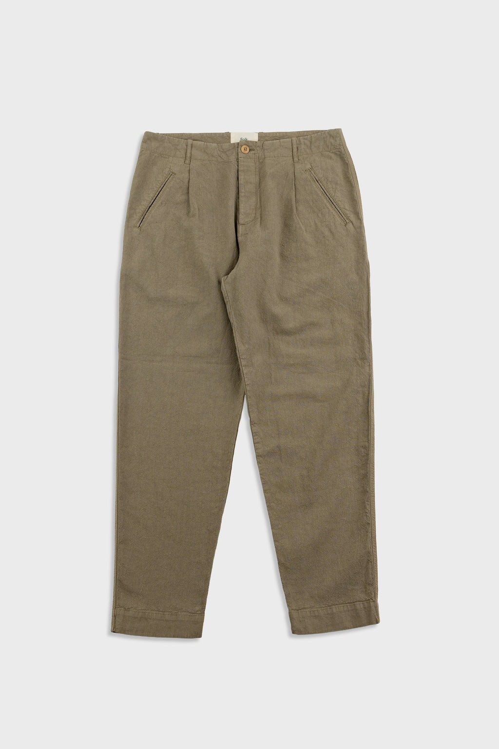 Assembly Pant - Khaki Cotton Linen